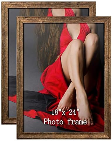 Calenzana 18x24 Poster Picture Frames Rustic Distressed Photo Frame 18 x 24 Set, Wall Hanging, 2 ... | Amazon (US)