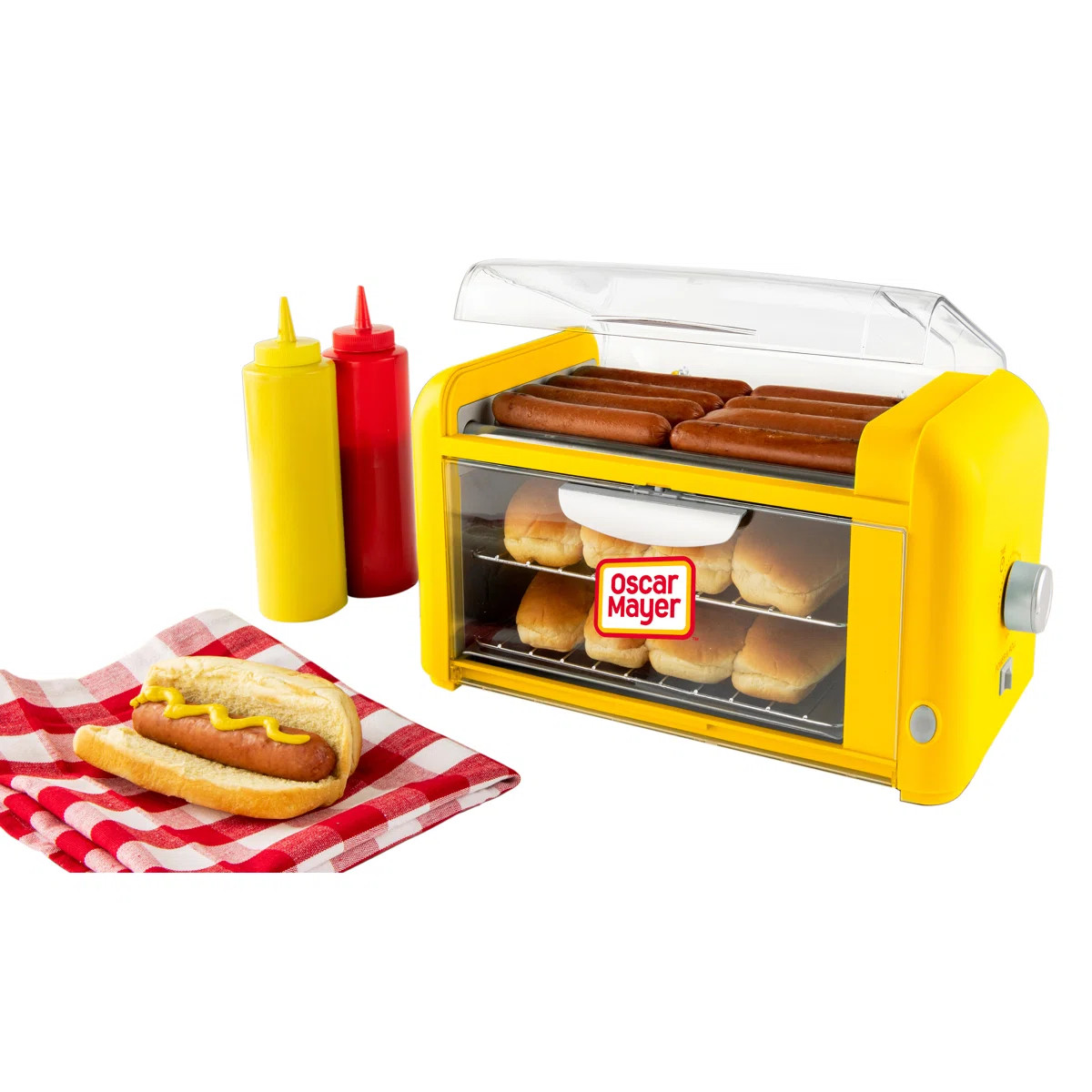 Nostalgia Oscar Mayer Hot Dog Roller Grill with Cover | Wayfair North America