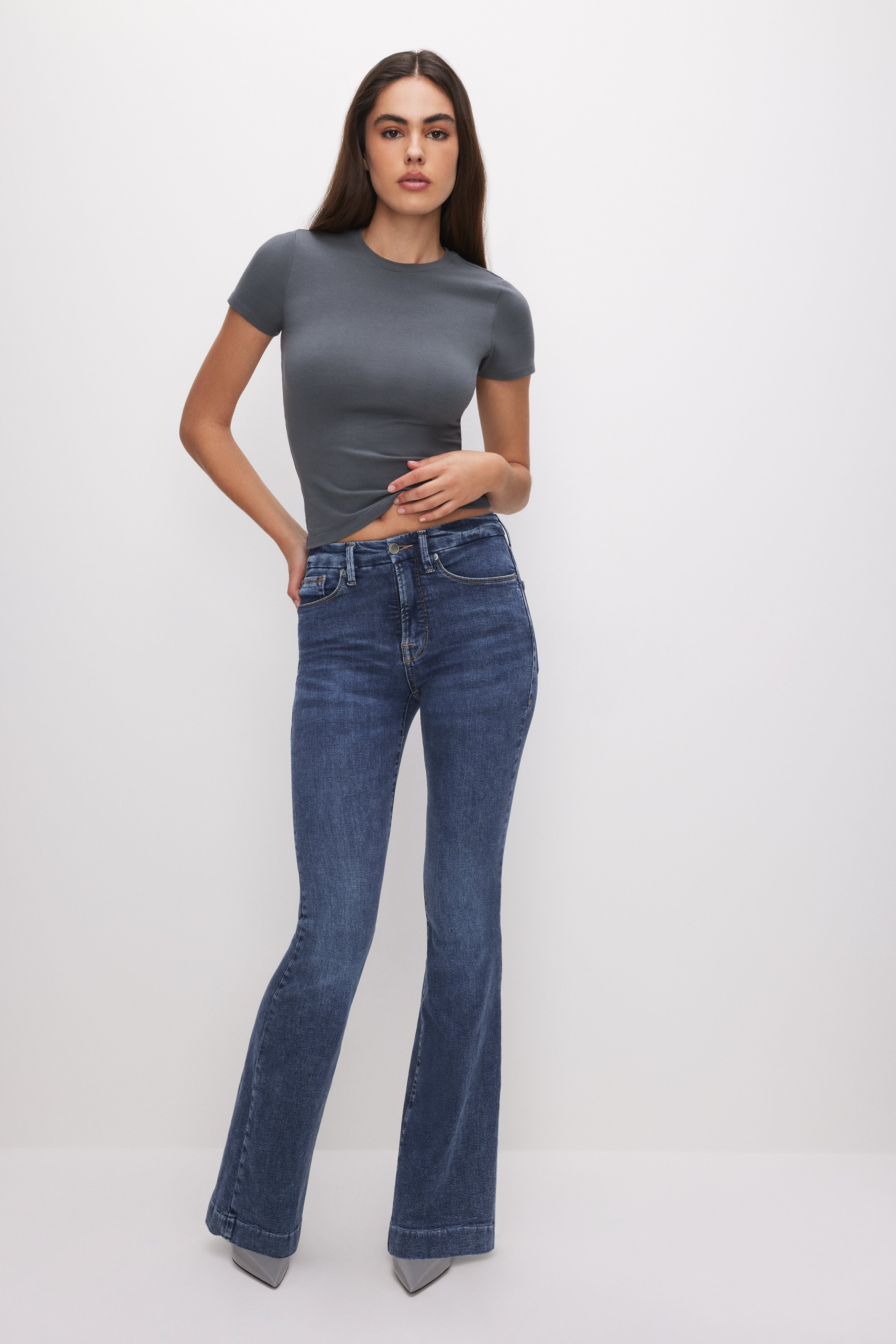 SUPER STRETCH BABY TEE | Good American