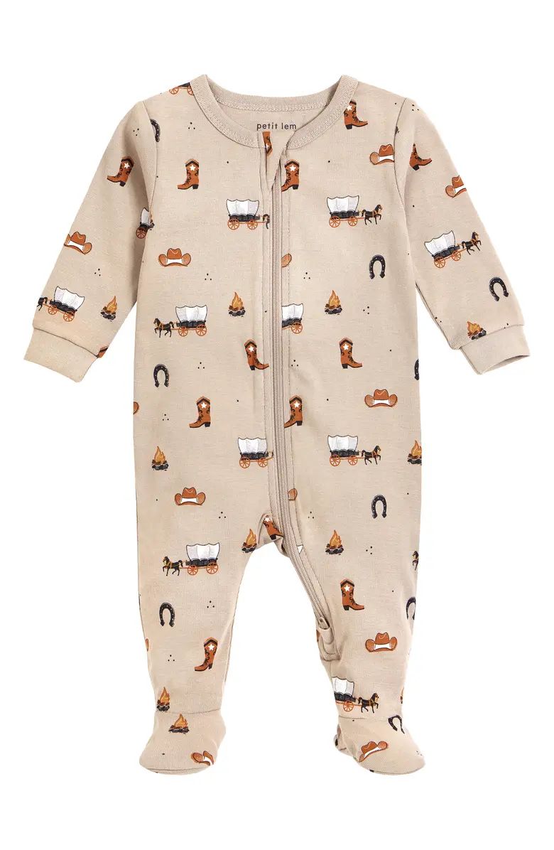Wild West Organic Cotton Footie | Nordstrom