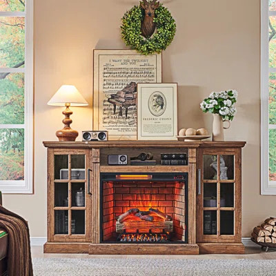 TV Stand With Electric Fireplace | Wayfair North America