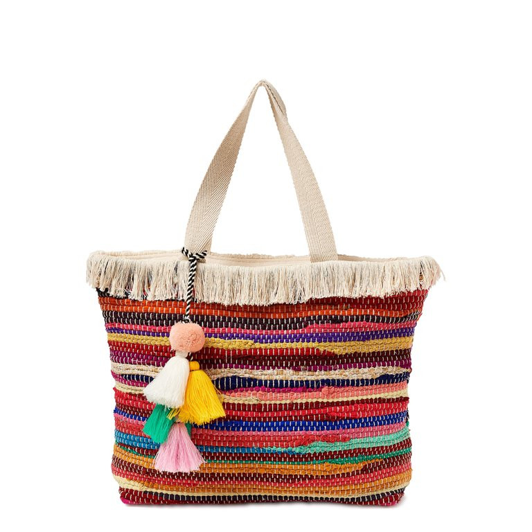Twig & Arrow Women's Woven Tote Bag | Walmart (US)
