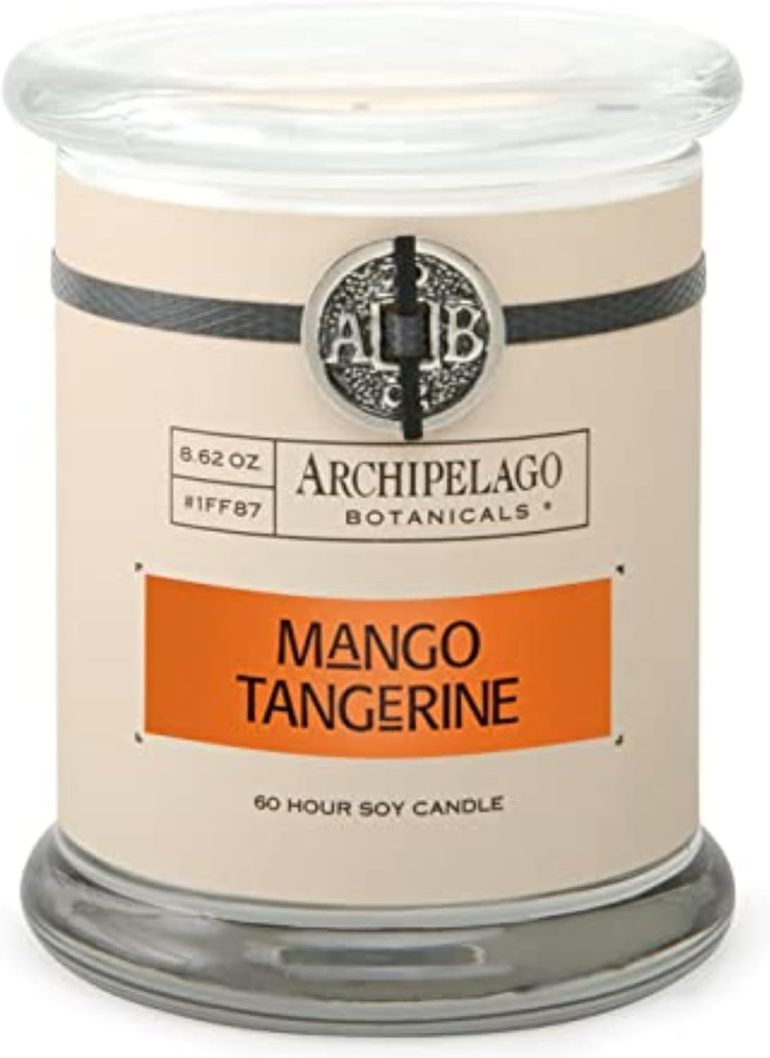 Archipelago Botanicals Scented Candle Hand-Poured Premium Wax, Burns Approx. 60 Hours, Mango, Tan... | Amazon (US)