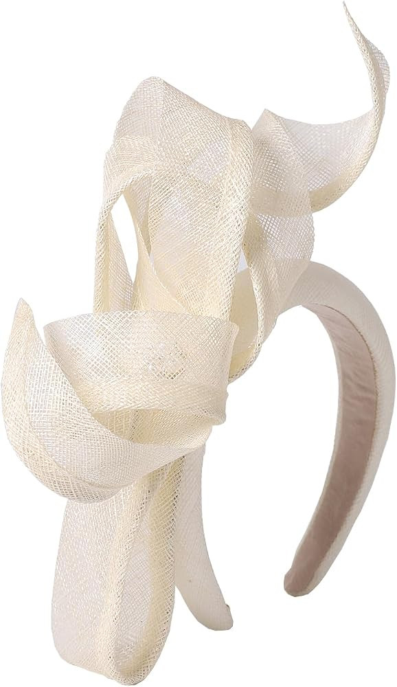 Sinamay Rhinestone Fascinator Hat for Women - Derby & Church Headpiece for Weddings, Cocktail, Te... | Amazon (US)