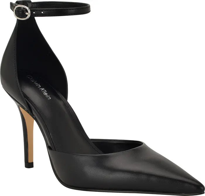 Olettia Ankle Strap Pointed Toe Pump (Women) | Nordstrom