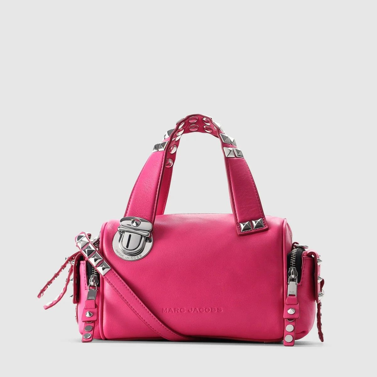 Marc Jacobs Women's Pushlock Satchel Pink Mini Bag | www.larizia.com
