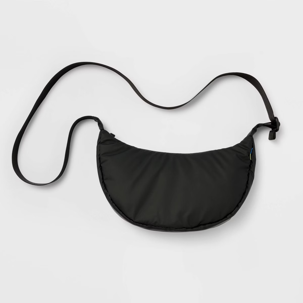 Puffy Crossbody Sling Bag - Open Story™ Black: Puffer Woven Accessory | Target