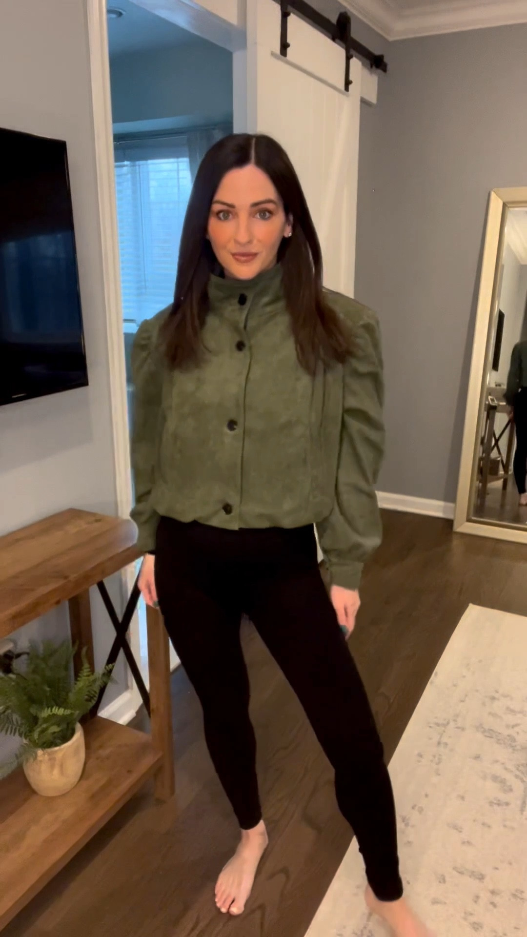 Get ready with me for date night 💚

This funnel neck jacket is one of my favorite trends for Spring that I keep seeing everywhere. How gorgeous is this army green suede?! It’s also available in black and I’m tempted to add that one to my cart 🖤

@Revolve 
#funnelneckjacket #fauxsuedejacket #springtrends #springjacket #springoutfit

#LTKWorkwear #LTKgrwm #LTKSeasonal
