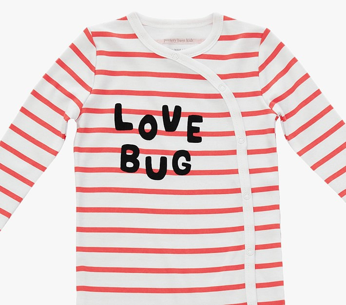 Love Bug Organic Nursery Pajama | Pottery Barn Kids