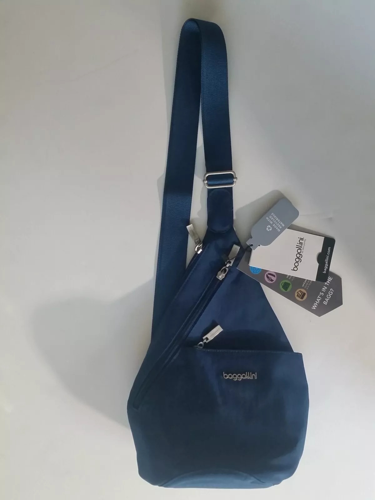 NWT) BAGGALLINI Crossbody MINI SLING Bag PACIFIC BLUE Nylon adjustable  | eBay | eBay US