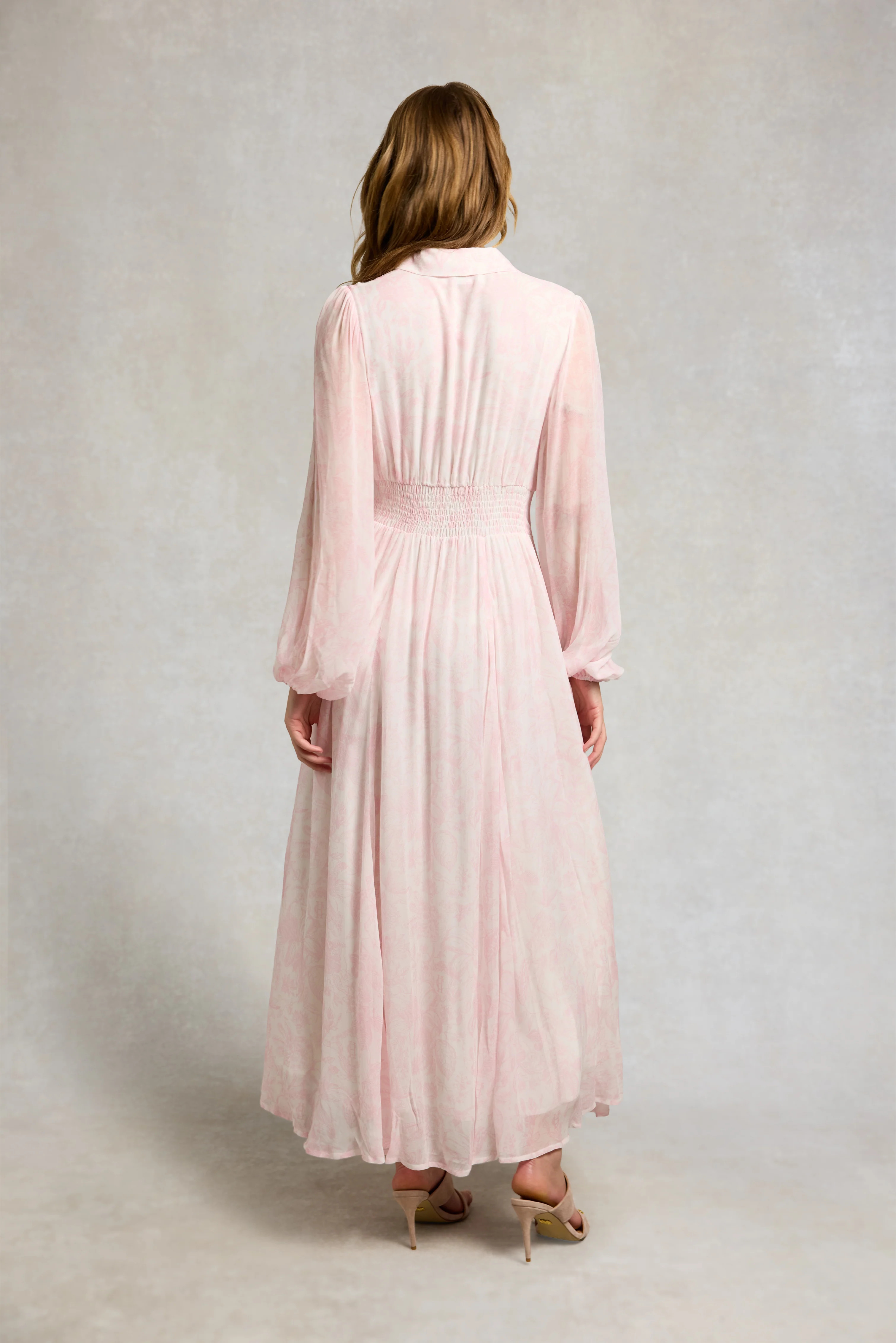 Paros Shirt Dress (Tropical Pink Paisley) | Holland Cooper