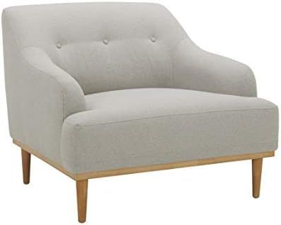 Amazon Brand – Rivet Alvin Contemporary Livingroom Chair, 39"W, Light Grey | Amazon (US)
