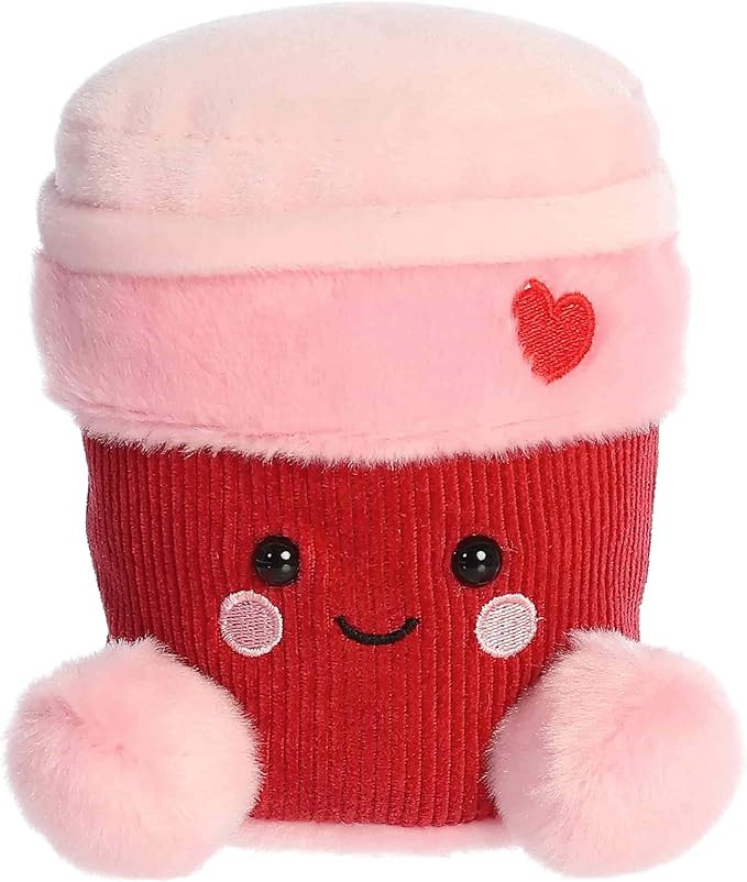 Aurora® Adorable Palm Pals™ Parker Heart Coffee™ Stuffed Animal - Fun Seasonal Plush for Kid... | Amazon (US)