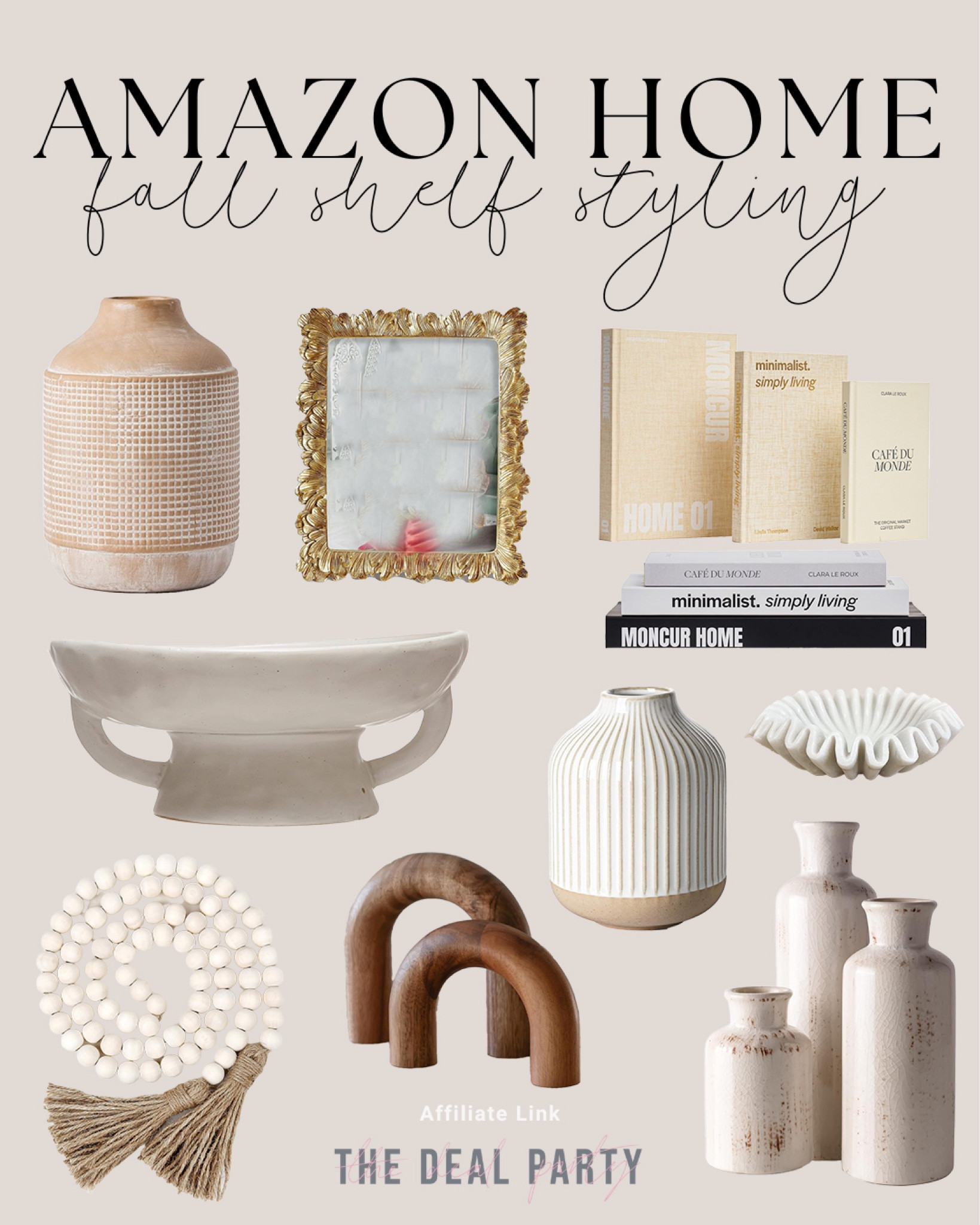 Amazon home. Amazon shelf decor. Amazon shelf styling. Amazon neutral decor  

#LTKFindsUnder100 #LTKHome #LTKSeasonal
