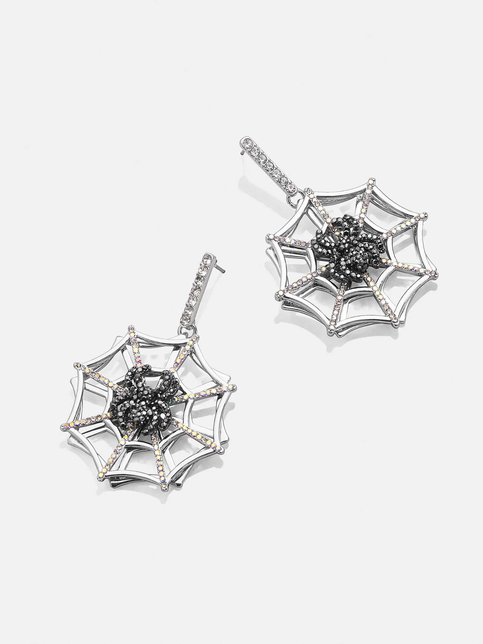 Web Struck Earrings - Silver | BaubleBar (US)