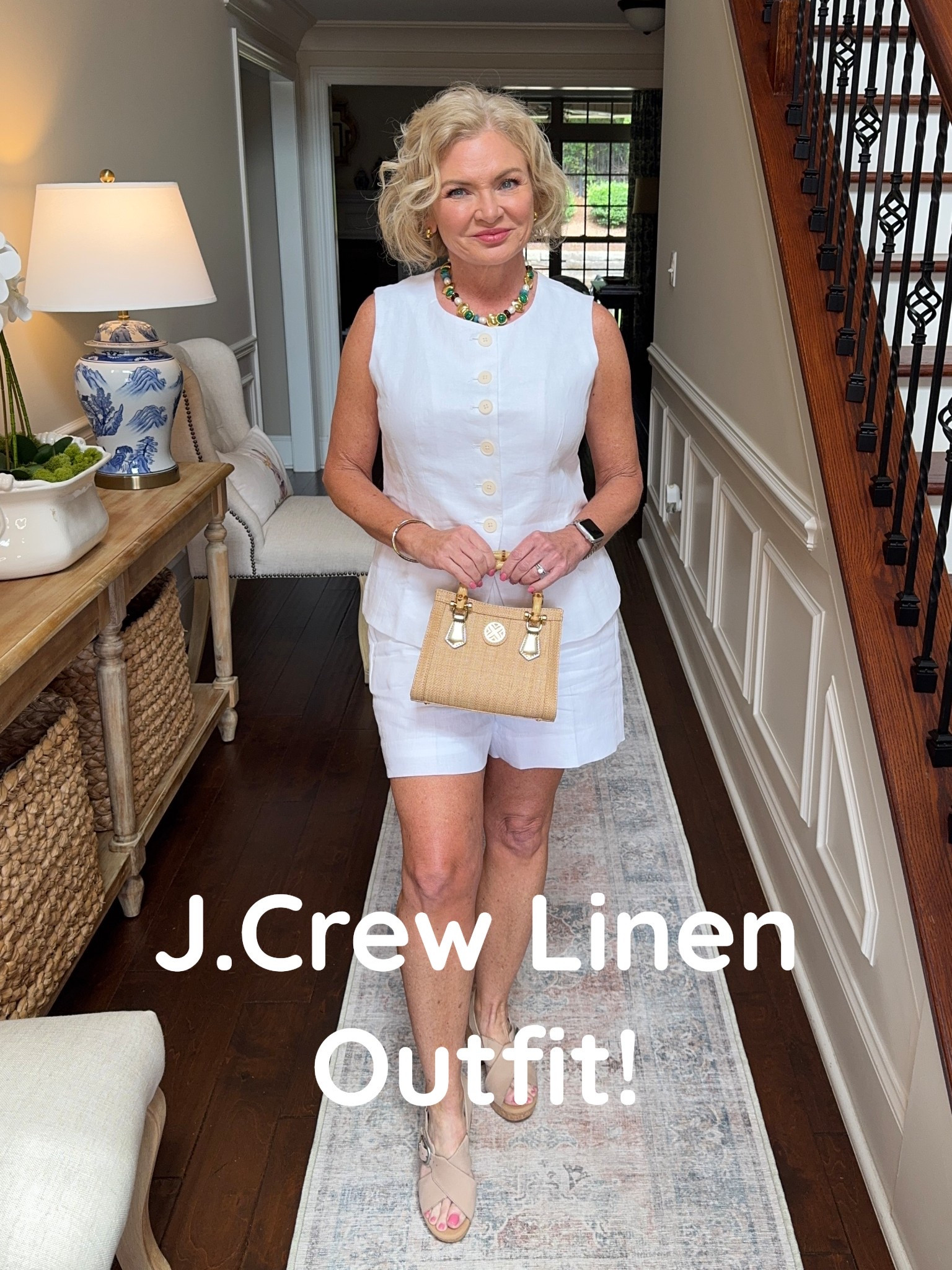 White Linen vest & shorts just in time for summer! Wearing Small vest and XS shorts.  Shorts are 6” inseam, perfect for us midlife, Gen X ladies!

Linen set
Vest
Linen shorts
Summer outfit
Memorial Day

#stylewithserena
#petitefashion
#midlifefashion
#fashionover40
#fashionover50
#genxwomen 
#summeroutfit
#whitelinen

#LTKSeasonal #LTKPetite #LTKOver40