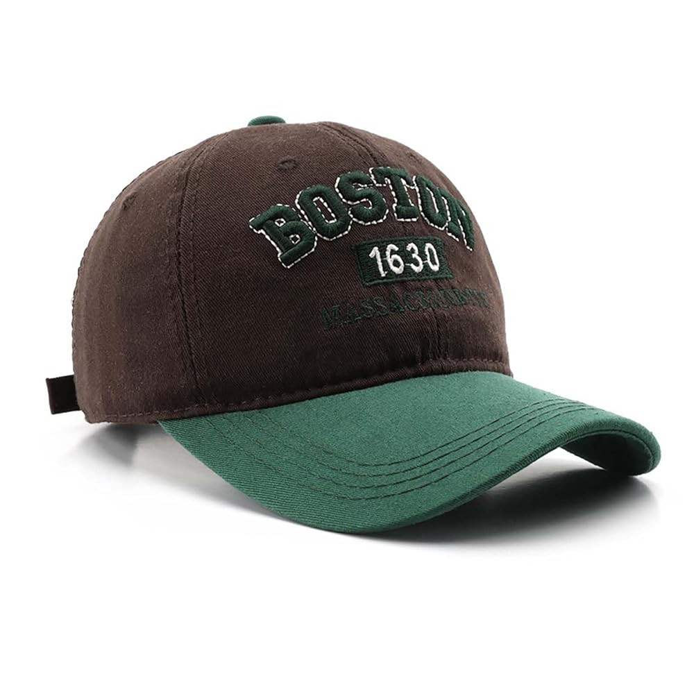 Boston Cap Unisex Baseball Cap Sun Hat Adjustable Trucker Cap | Amazon (US)