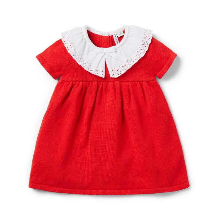 Baby Crochet Collar Sweater Dress | Janie and Jack