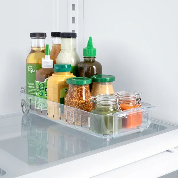 YouCopia® RollOut™ Fridge Caddy, Rolling Fridge Organizer with Adjustable Dividers | Wayfair North America