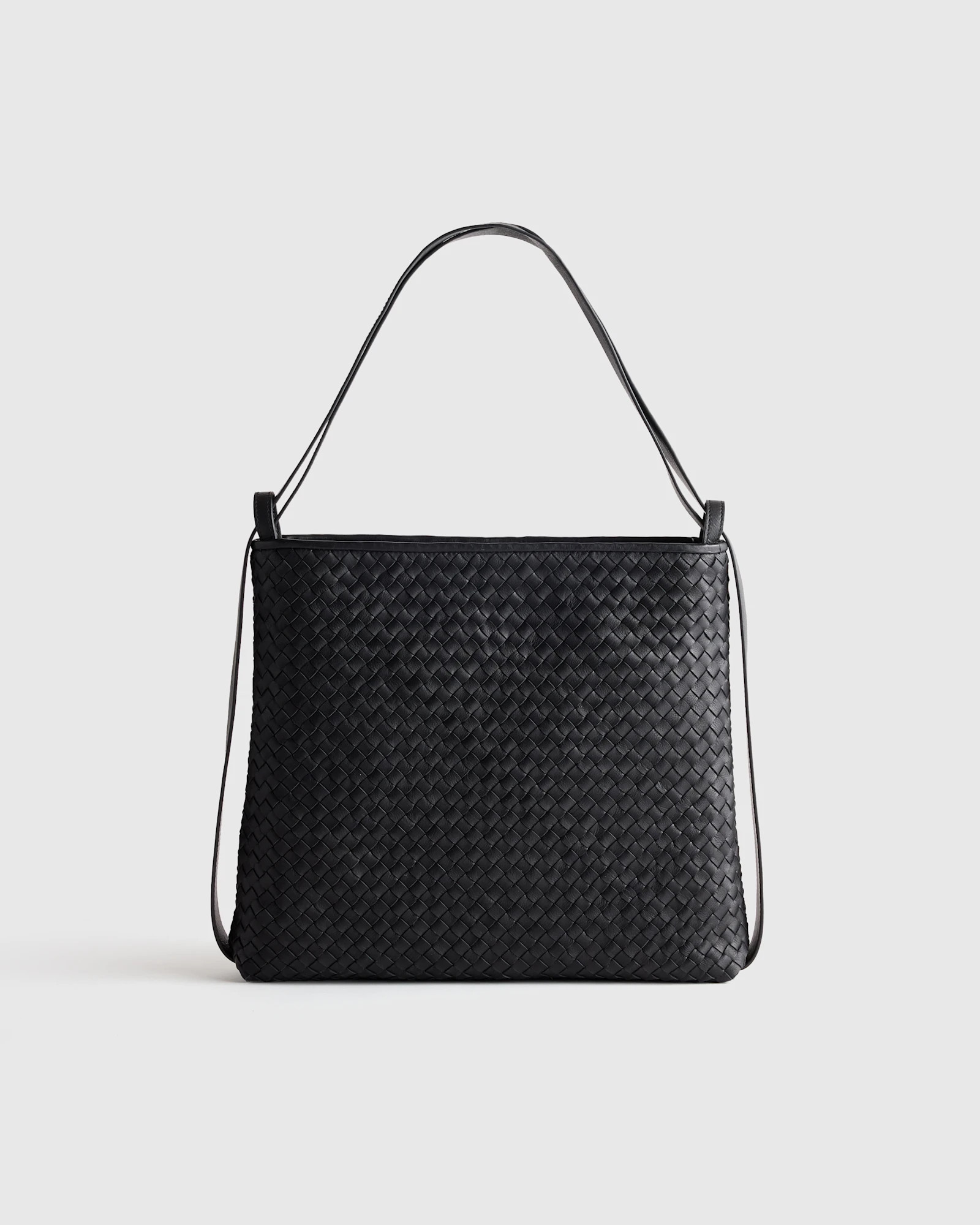 Italian Leather Handwoven Convertible Backpack | Quince