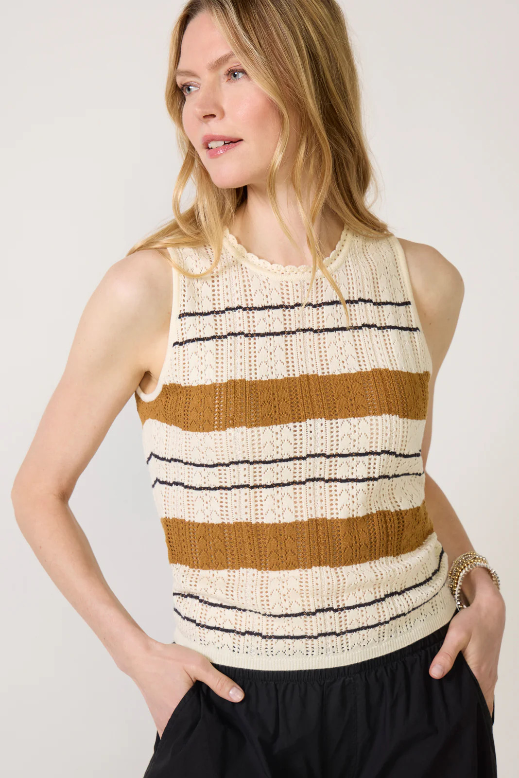 Dayton High Neck Sweater Tank | Evereve