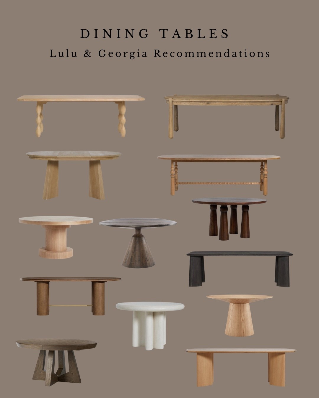 Lulu & Georgia Dining Table Picks! 

#LTKHome