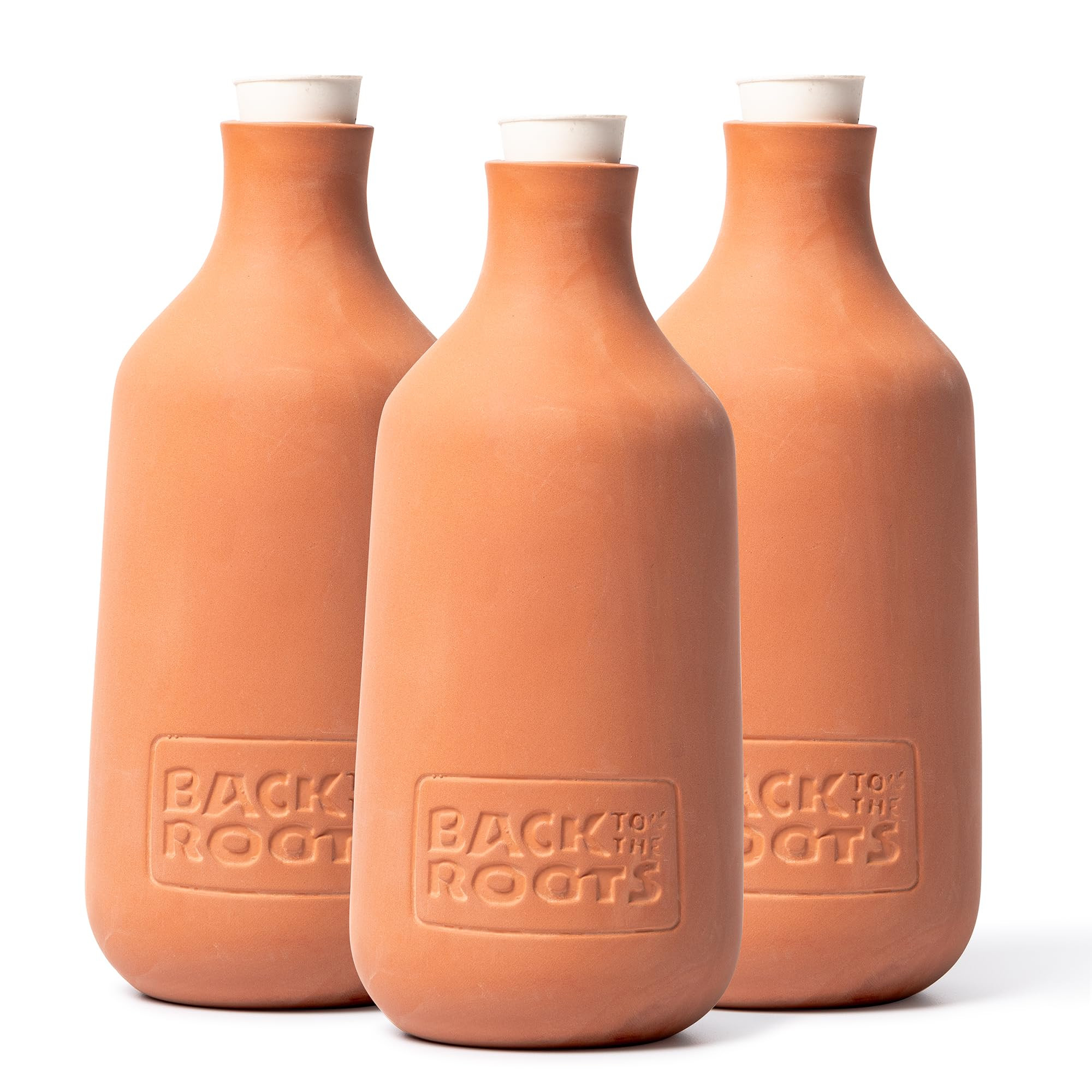 Back to the Roots Self-Watering Terracotta Olla Pot (Pack of 3), 700mL Provides 1 Week of Precisi... | Amazon (US)
