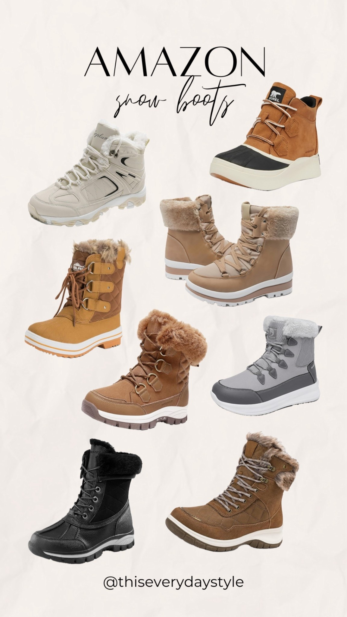 Amazon Snow Boots! 

#LTKFindsUnder50 #LTKSeasonal #LTKSaleAlert