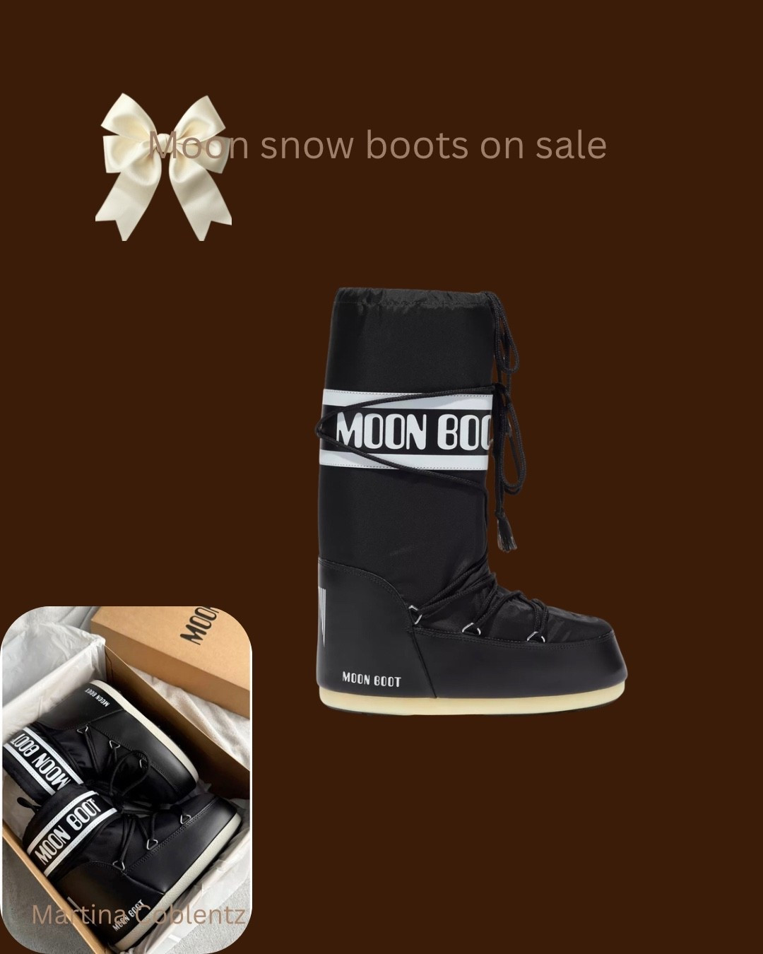 Moon boots on sale

•moon boots •snow bots •fashion 

#LTKgrwm #LTKSeasonal #LTKHoliday