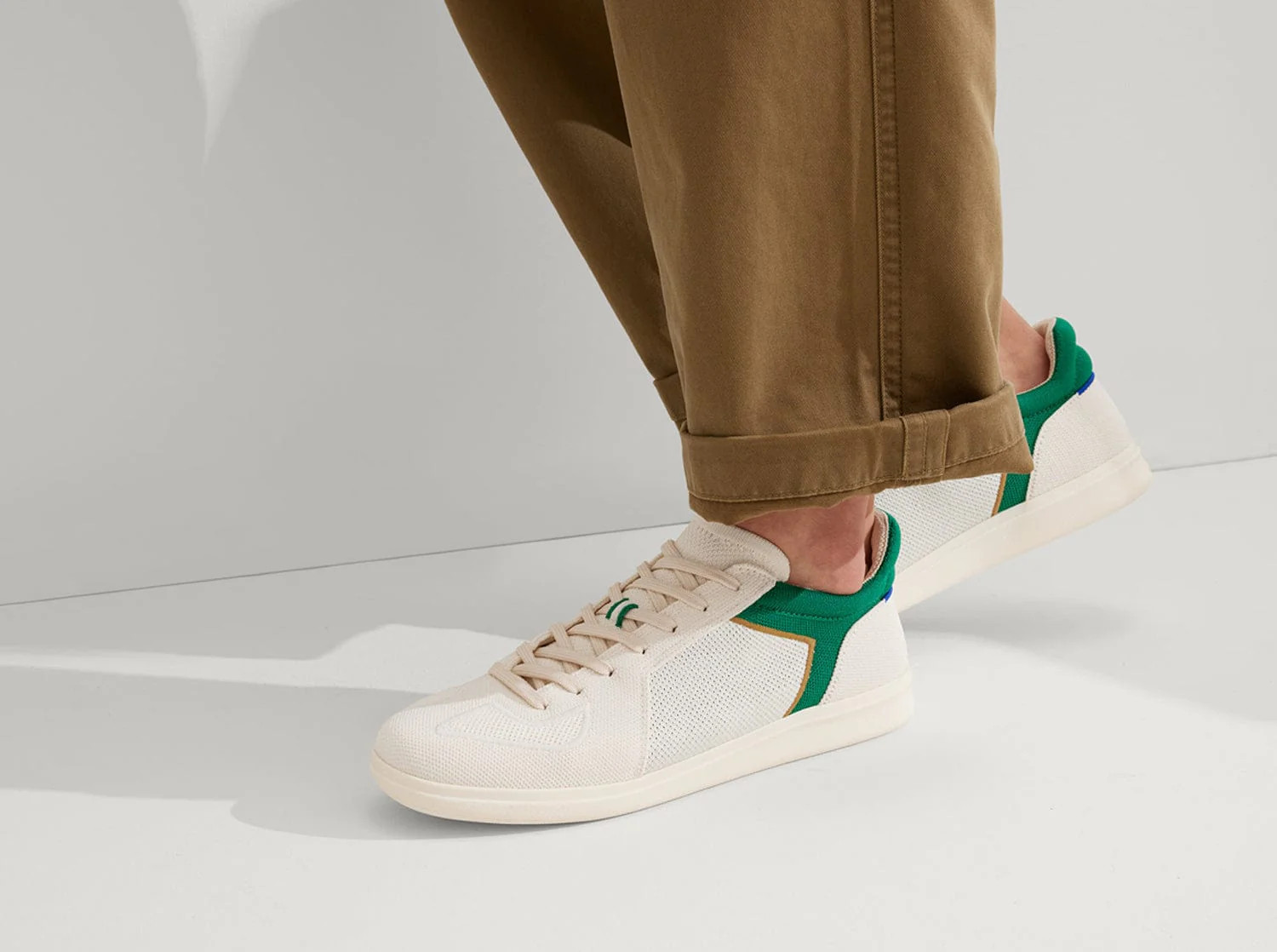 Rothys x Criquet - The RS01 Sneaker - Green/White | Criquet Apparel