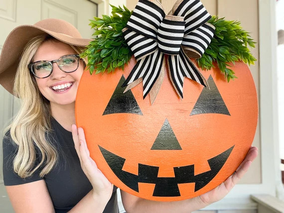 Front Door Decor  Halloween Front Door Wreath  - Etsy | Etsy (US)