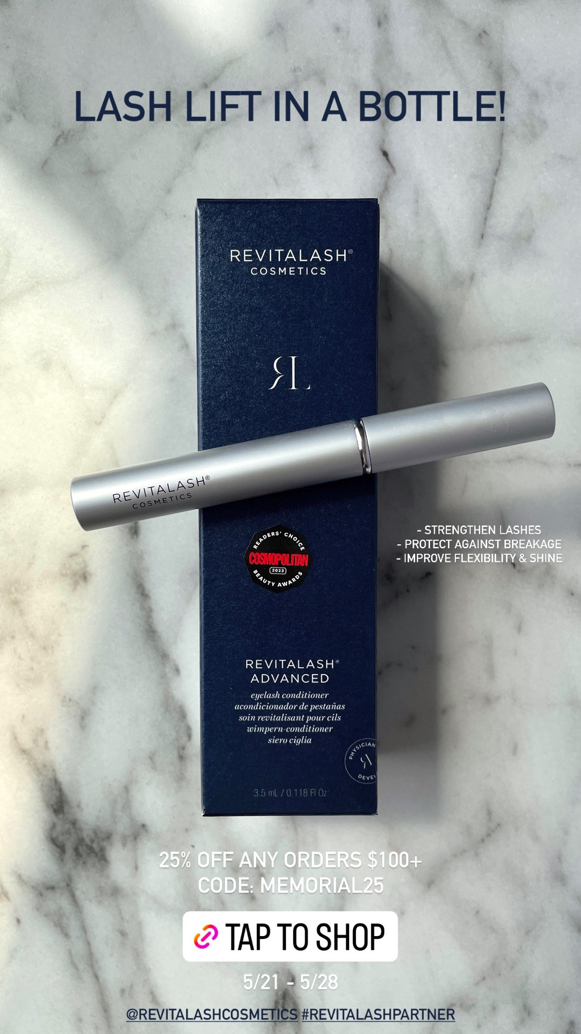 My tried and true lash serum is on sale! 🚨 It’s seriously a lash lift in a bottle! 🪄 I’ve been using this serum for years and can’t recommend it enough! The serum will enhance your lashes, strengthen, protect against breakage, and improve flexibility & shine. Use code: MEMORIAL25 for 25% off any orders $100+! @revitalashcosmetics #revitalashpartner 

Eyelash serum, beauty products, RevitaLash Cosmetics, sale, The Stylizt 



#LTKFindsUnder100 #LTKBeauty #LTKSaleAlert