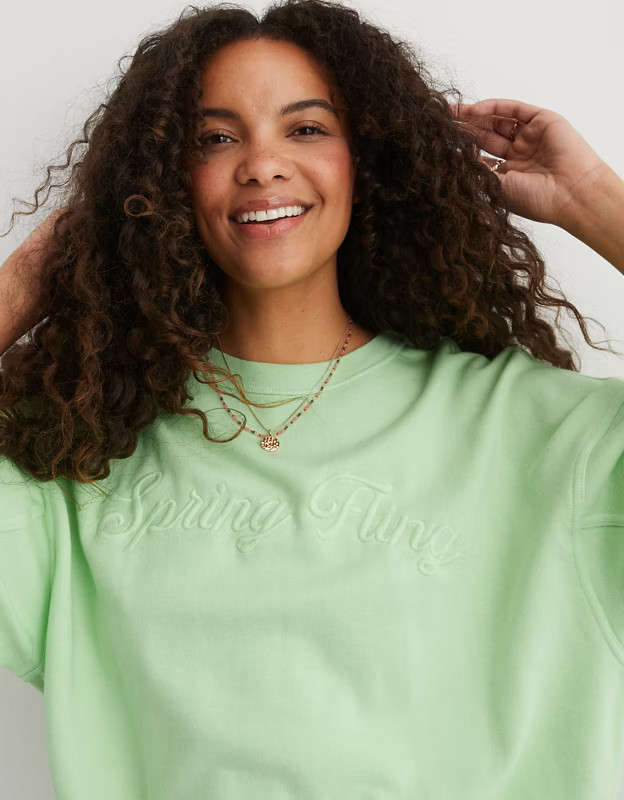 Aerie REAL Crew Sweatshirt | Aerie