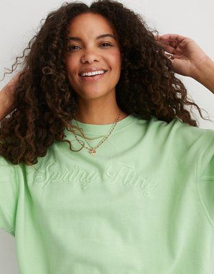 Aerie REAL Crew Sweatshirt | Aerie