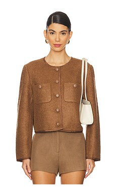ASTR the Label Calliope Jacket in Nutmeg from Revolve.com | Revolve Clothing (Global)