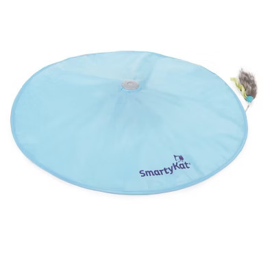 SmartyKat Hot Pursuit Electronic Concealed Motion & Light Cat Toy with Faux Fur Wand | Target