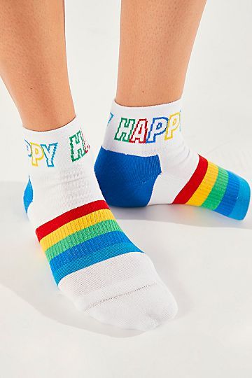 Happy Color Stripe Ankle Socks | Free People (Global - UK&FR Excluded)