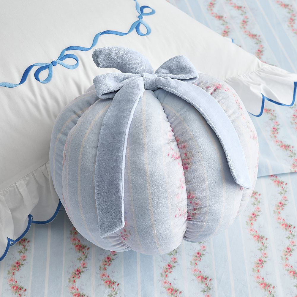 LoveShackFancy Sun Terrace Pumpkin Pillow | Pottery Barn Teen