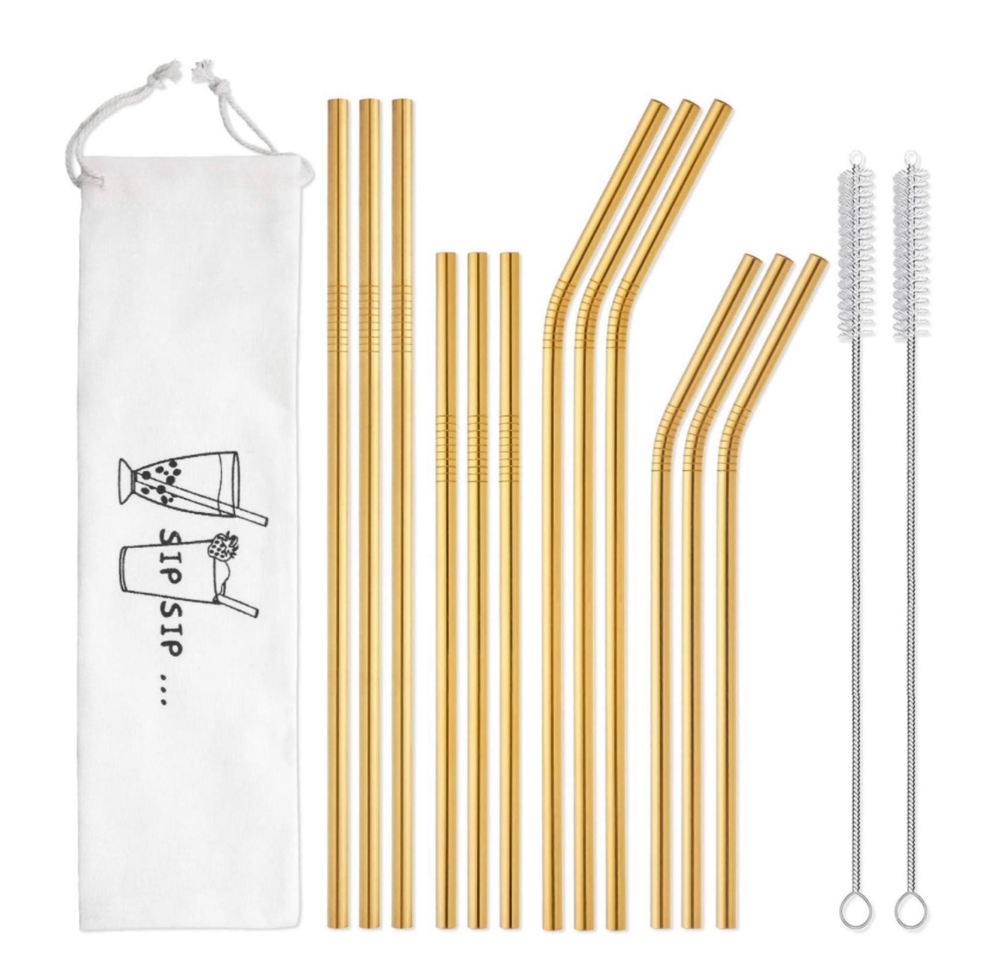 Reusable Metallic drinking straws! These are Dishwasher safe && They also come w// Cleaning brushes!
•
Shop my products && Follow me on Instagram at @nardinemarie for more home finds! 

#LTKhome #LTKFind #LTKU