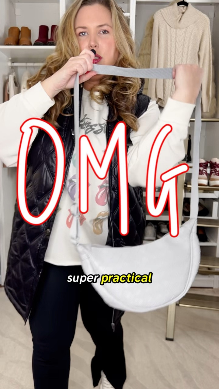 Plus Size OOTD! Wearing a pair of Spanx workout leggings (2X) - use code ASHLEYDXSPANX for a discount, and a maurices sweatshirt (2X) both run true. Paired with a maurices vest (2X - size up if you want to zip it, otherwise get regular size) and memory foam sneakers from Walmart - SO comfy and less than $25! Size inclusive crossbody bag is also maurices!

#LTKstyletip #LTKSeasonal #LTKplussize