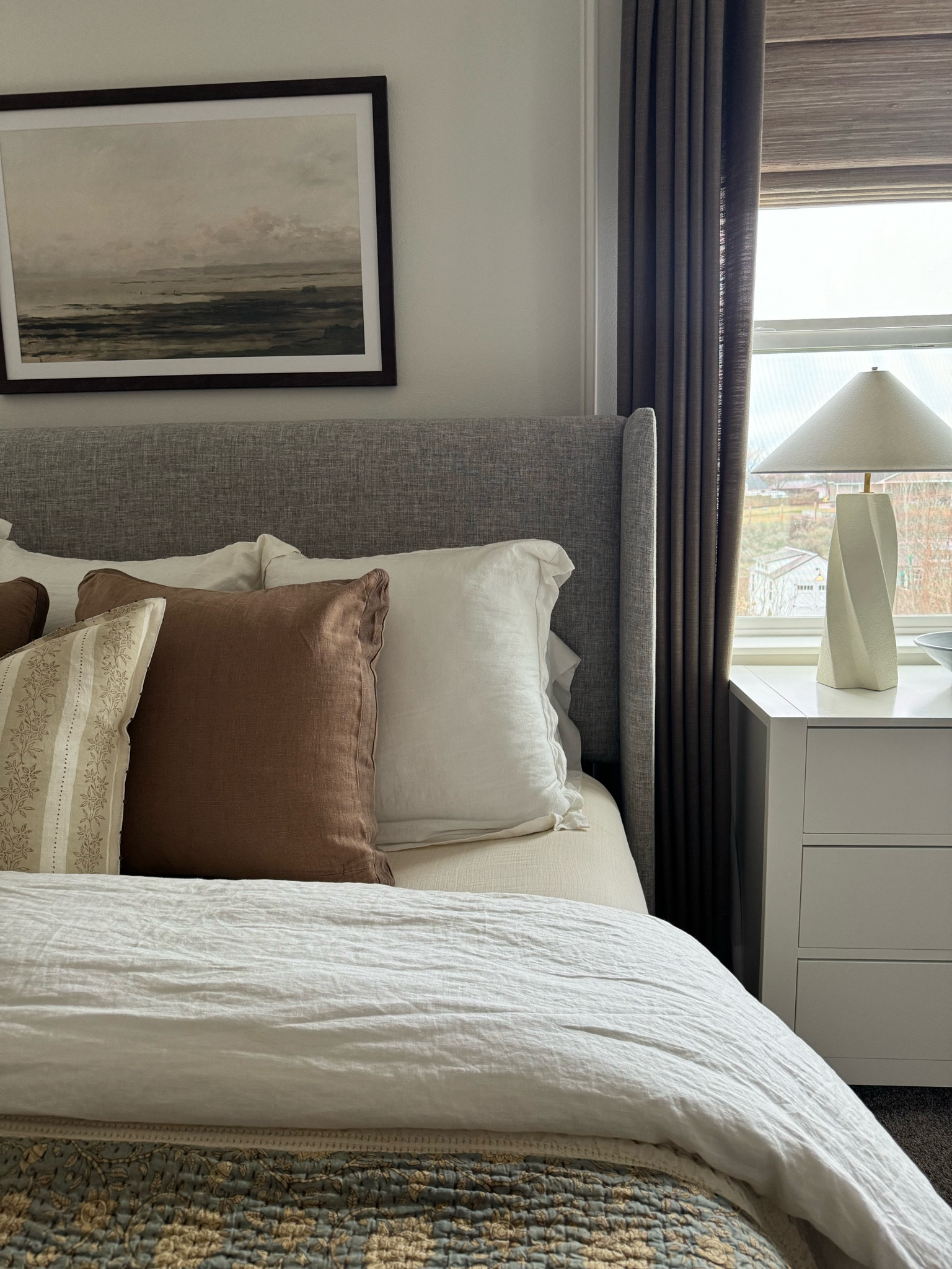 Primary bedroom bedding update! These pieces are ones that will last!  I changed out the pillows and blankets to give my bedroom a fresh take on spring! Use my code: CINDYCLARKINTERIORS for 10% off $100 or more on the McGee and Co pieces! 

#LTKSeasonal #LTKhome