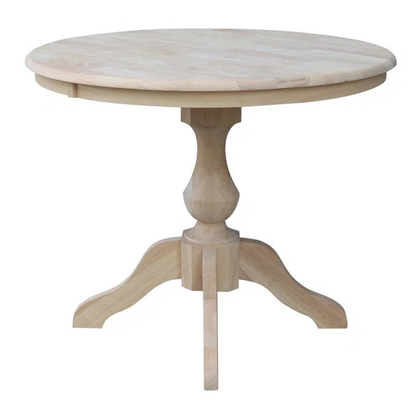Jane Street Solid Wood Pedestal Dining Table | Wayfair North America