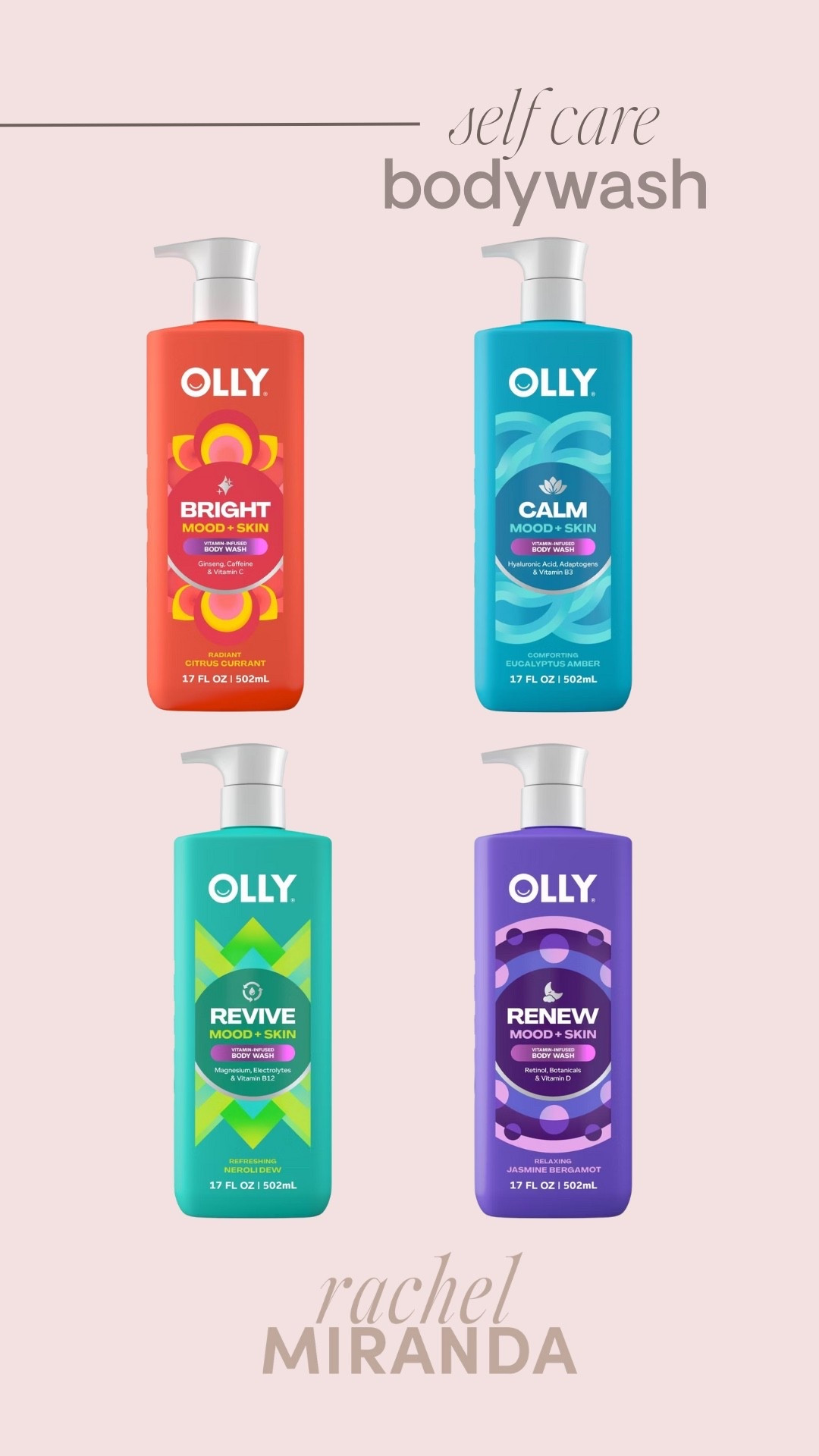 #OLLYPartner Unwind with me during the busiest time of the year! For me, selfcare looks like using a body wash that transforms your mood and skin!
The OLLY Body Wash in the Bright scent instantly boosts and uplifts my mood with ingredients like ginseng, caffeine, and vitamin C.
And when I need to unwind after a long day, I switch to the Renew scent. It helps me relax and supports my skin's natural renewal process with retinol, botanicals, and vitamin D!
@OLLYwellness #Ad

#LTKselfcare #LTKGiftGuide #LTKHoliday