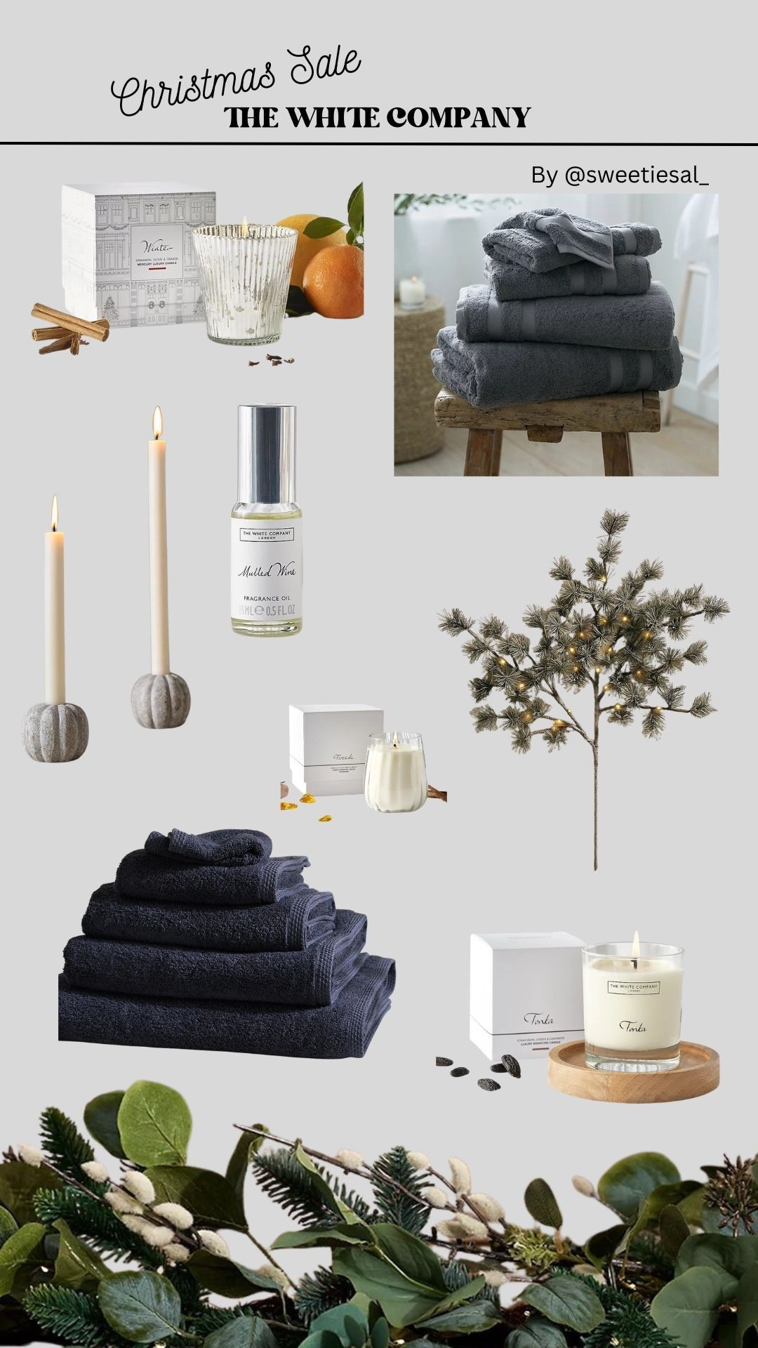 30-50% off Sale at The White Company! Get next years Christmas decs now, some gorgeous new bedding for the New Year or PJs for a quiet Jan ☺️

• The White Company • Candles • Fragrance • Christmas Decor • Christmas Tree • Garland • Bedding • Interiors • Cosy Vibes • 

#LTKfestive #LTKgiftguide #LTKhome
