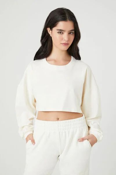 Cropped Drop-Sleeve Top | Forever 21 (US)