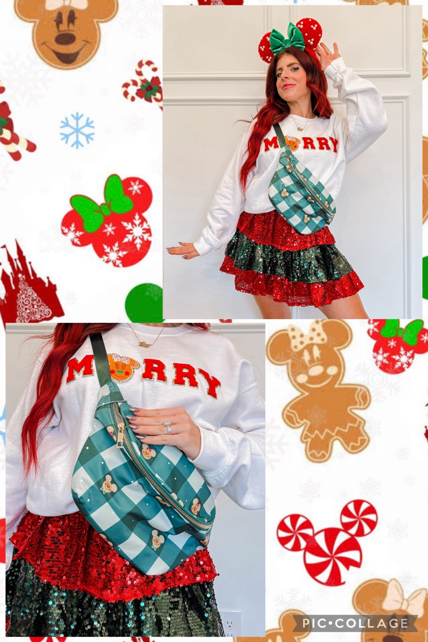 Code EMILY for fannys and clips!❤️ Disney Christmas Outfit 🩷 Disney holiday, Disney style, Disney girl, Disney lover, Disney holiday finds, Disney deals, magic mickeys very merry Christmas, Disney girly, Disney style 

#LTKStyleTip #LTKHoliday #LTKSeasonal