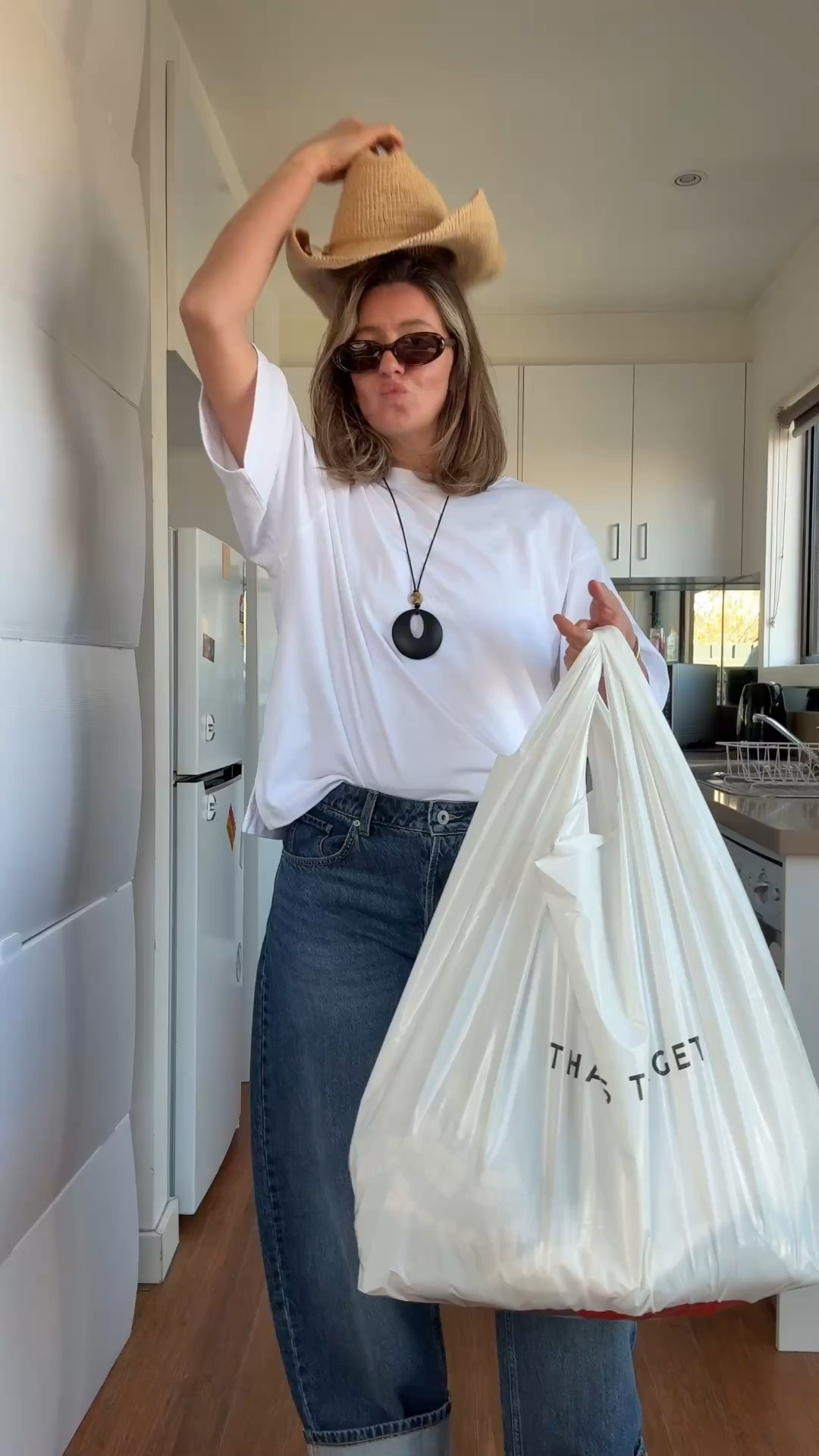 I’m in a size 10 in the shorts and jeans and a size L in the tee as I wanted them more oversized.

#LTKaustralia #LTKspring #LTKsummer