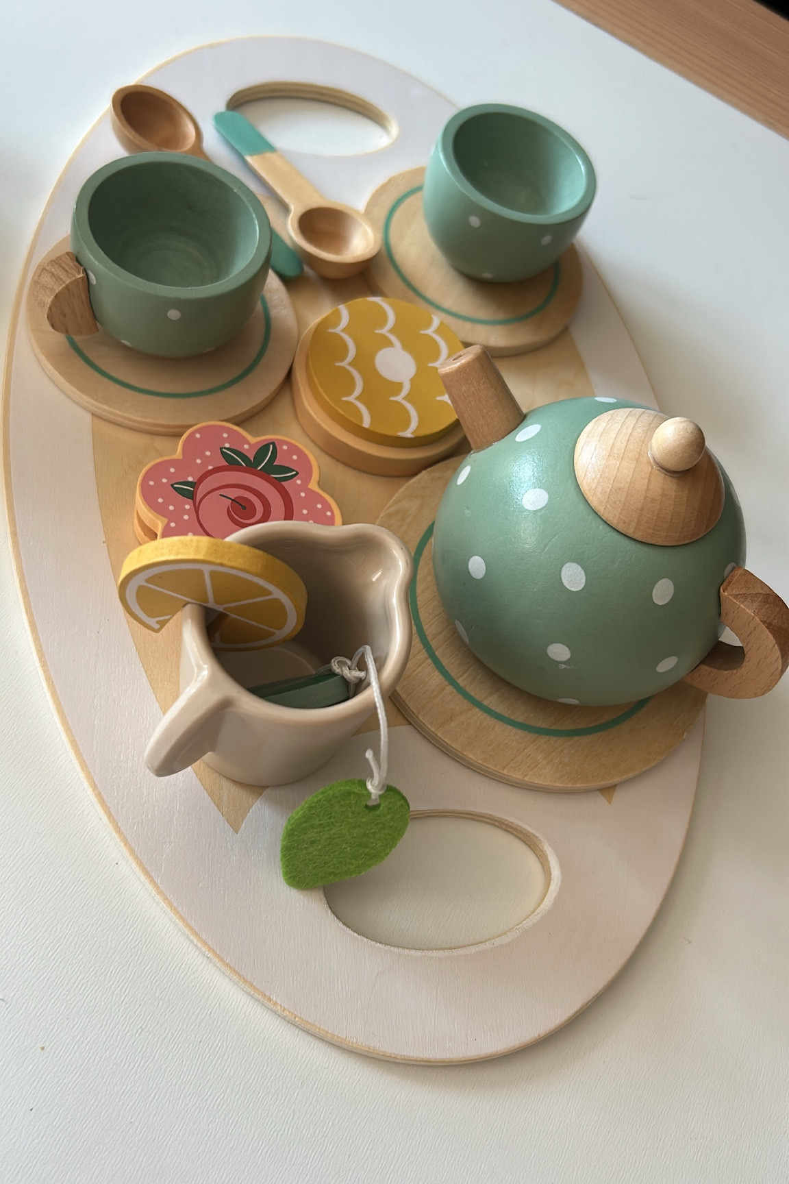 My kids love playing with this beautiful wooden tea set! 🫖 ☕️ 

#LTKfamily #LTKbump #LTKkids