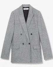 O'Hara Blazer - Sharkskin :: Black / White | MM LaFleur