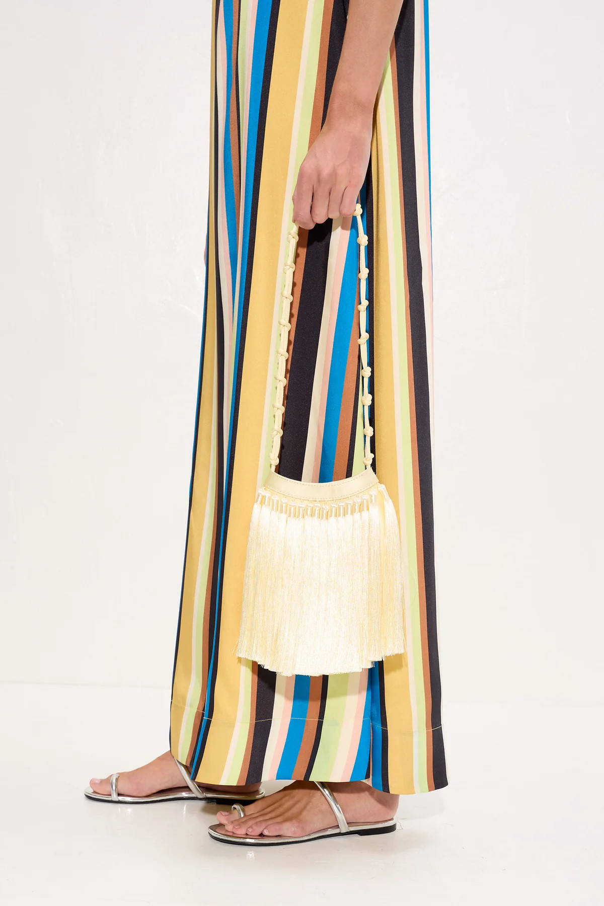 Tassel Knotty Bag In Butter | Simon Miller